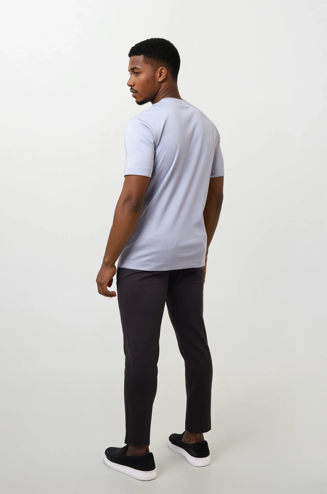 Moon Grey glans T-shirt