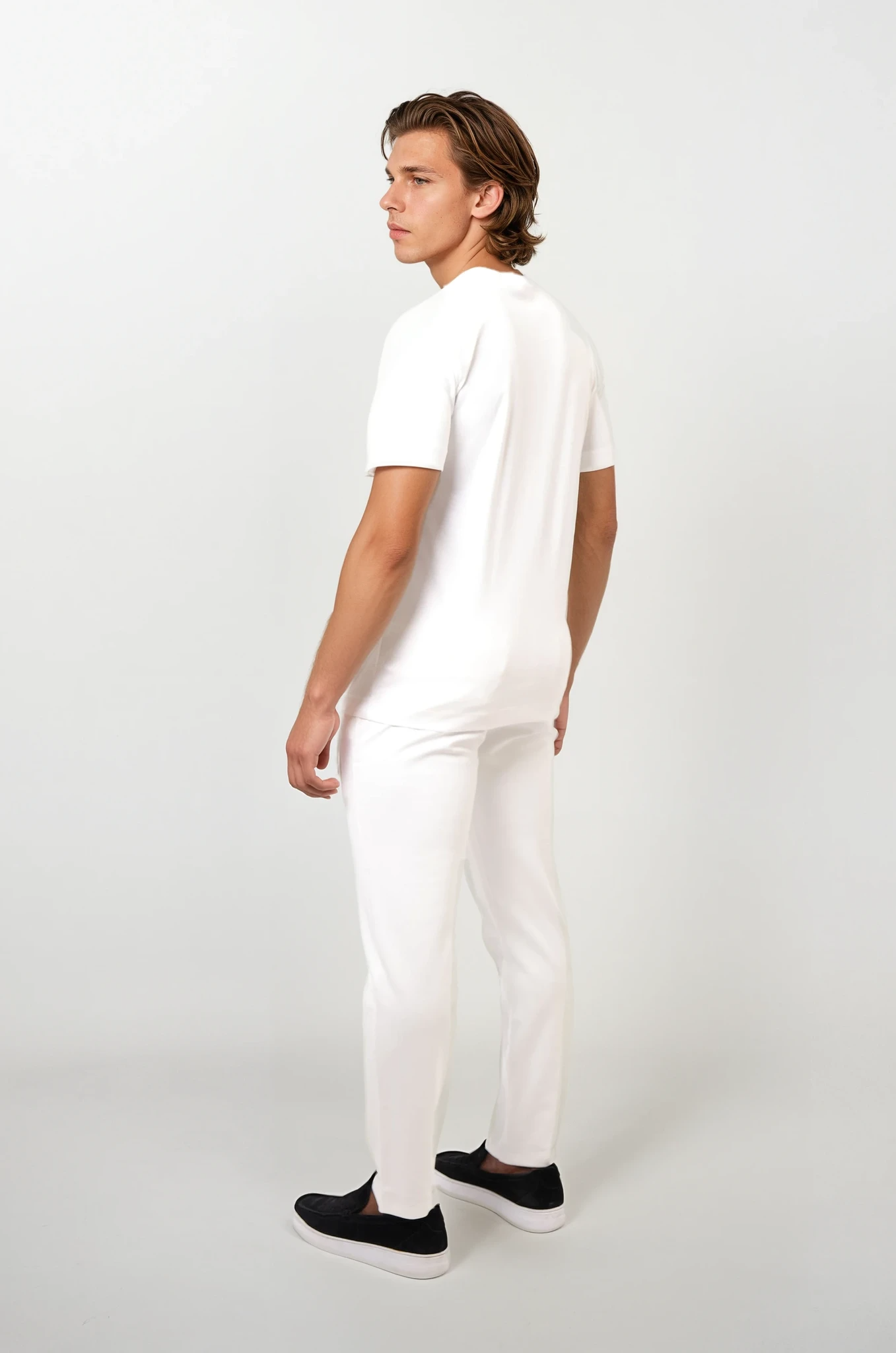 Pure White Trousers